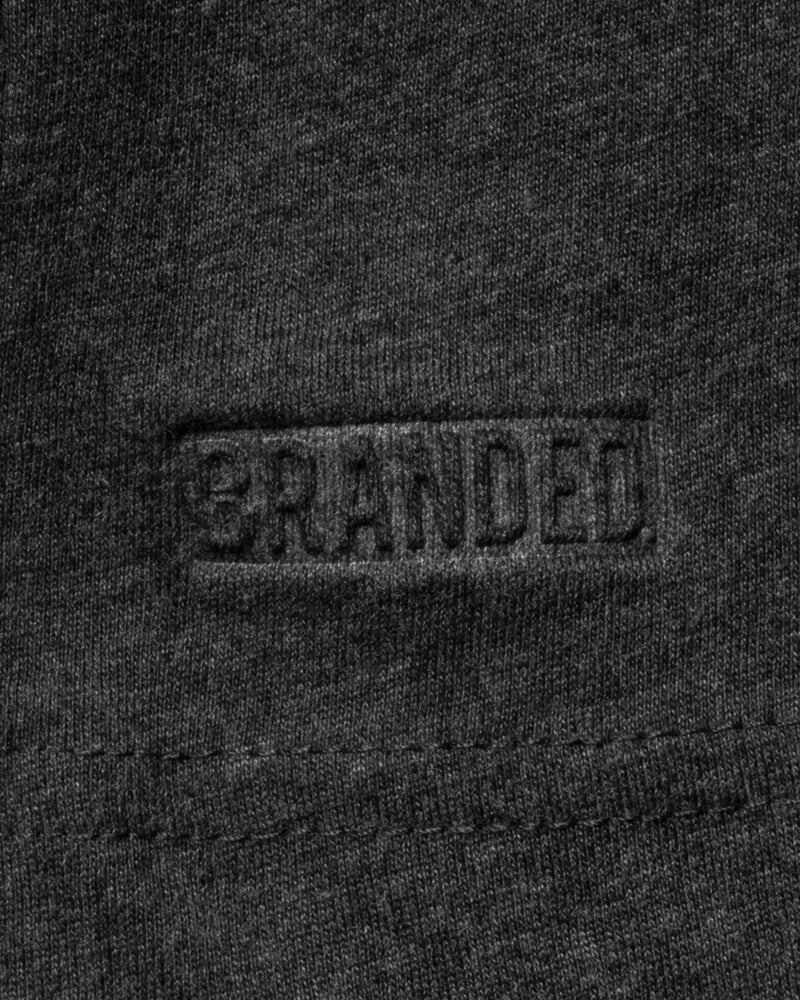 
                  
                    Load image into Gallery viewer, RETRO. CHARCOAL GRAY 3D PUFF T-SHIRT: KUNTA KINTE
                  
                