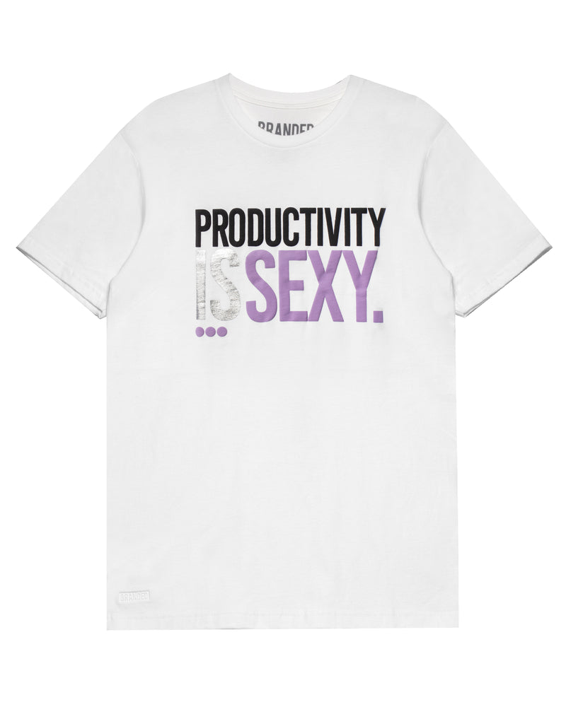 QUOTES. T-SHIRT: PRODUCTIVITY IS SEXY.