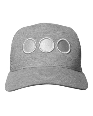
                  
                    Load image into Gallery viewer, 3 DOTS GRAY TRUCKER: GRAY DOTS
                  
                