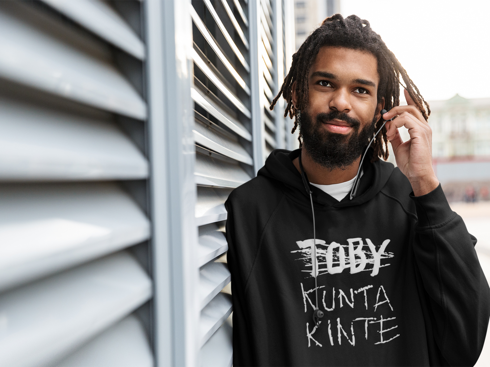 
                  
                    Load image into Gallery viewer, RETRO. 3D PUFF HOODIE: KUNTA KINTE
                  
                