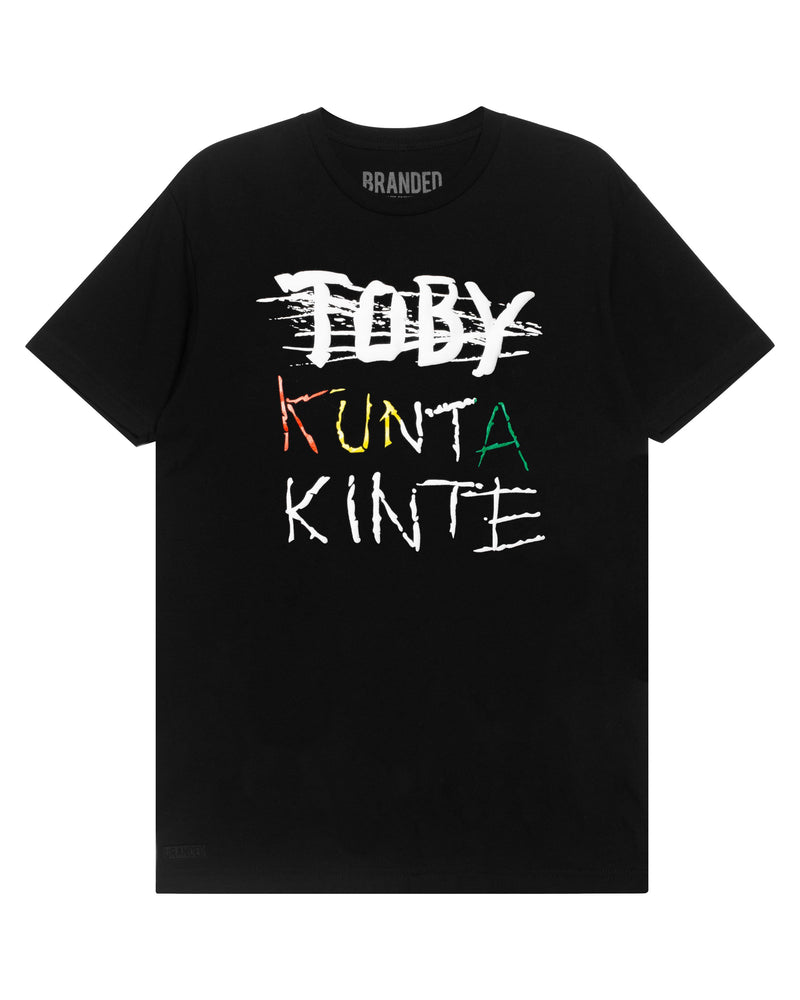 RETRO. T-SHIRT: KUNTA KINTE FREEDOM BLACK