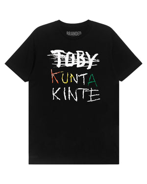 
                  
                    Load image into Gallery viewer, RETRO. T-SHIRT: KUNTA KINTE FREEDOM BLACK
                  
                
