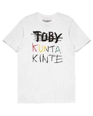 
                  
                    Load image into Gallery viewer, RETRO. T-SHIRT: KUNTA KINTE FREEDOM WHITE
                  
                
