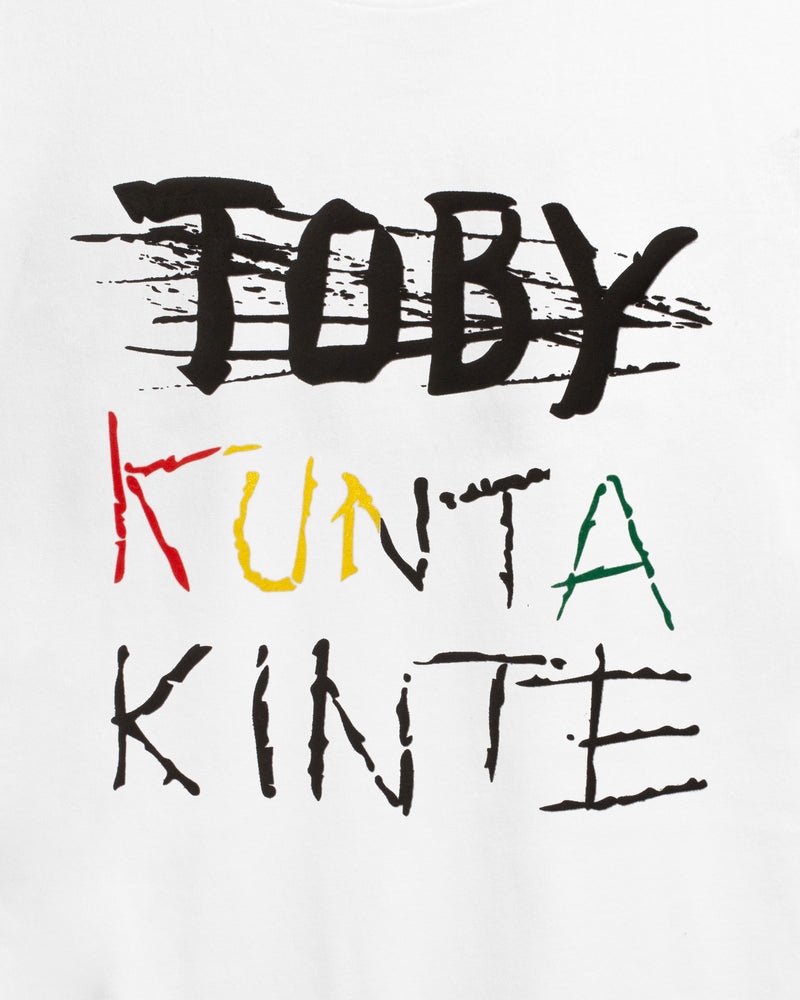 
                  
                    Load image into Gallery viewer, RETRO. T-SHIRT: KUNTA KINTE FREEDOM WHITE
                  
                