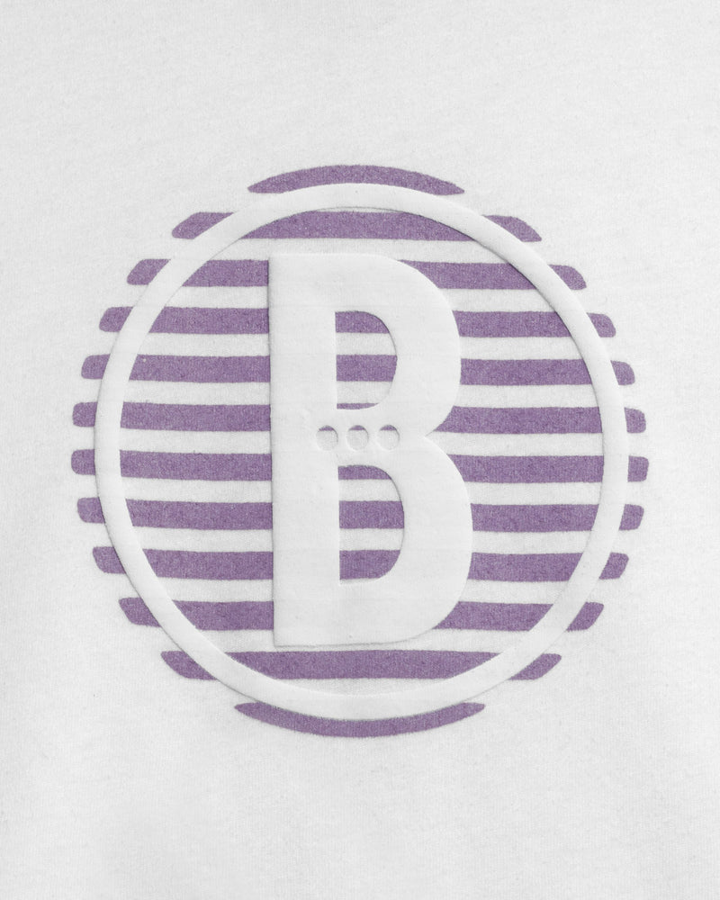 
                  
                    Load image into Gallery viewer, B. GLOBE. T-SHIRT: WHITE B. LOGO
                  
                