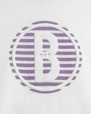 
                  
                    Load image into Gallery viewer, B. GLOBE. T-SHIRT: WHITE B. LOGO
                  
                
