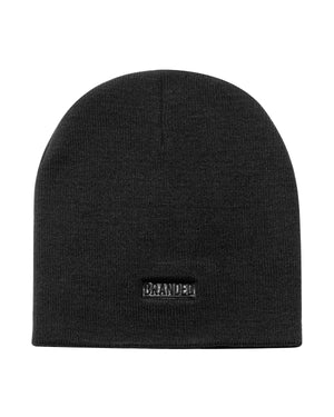 
                  
                    Load image into Gallery viewer, BLACK B. INITIAL SKULL BEANIE.
                  
                