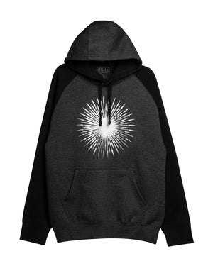 
                  
                    Load image into Gallery viewer, SILVER SUPERNOVA HOODIE: BLACK/CHARCOAL
                  
                