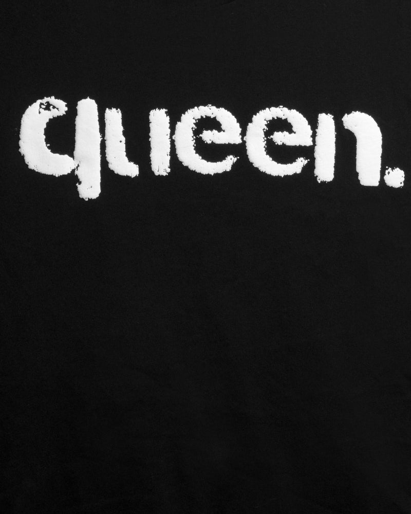 
                  
                    Load image into Gallery viewer, BLACK ONE WORD. T-SHIRT: QUEEN.
                  
                