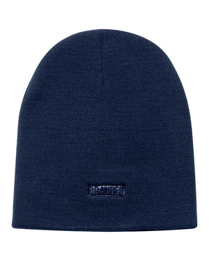 
                  
                    Load image into Gallery viewer, GOLD SUPERNOVA. BLUE SKULL BEANIE
                  
                