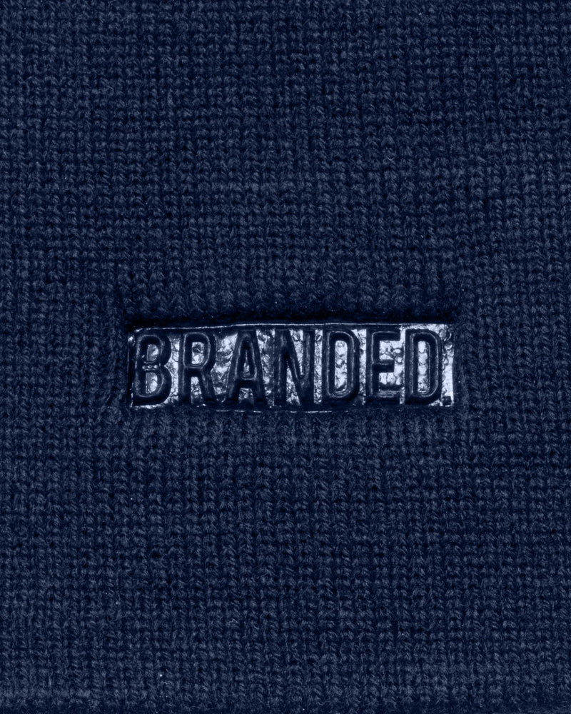 
                  
                    Load image into Gallery viewer, GOLD SUPERNOVA. BLUE SKULL BEANIE
                  
                