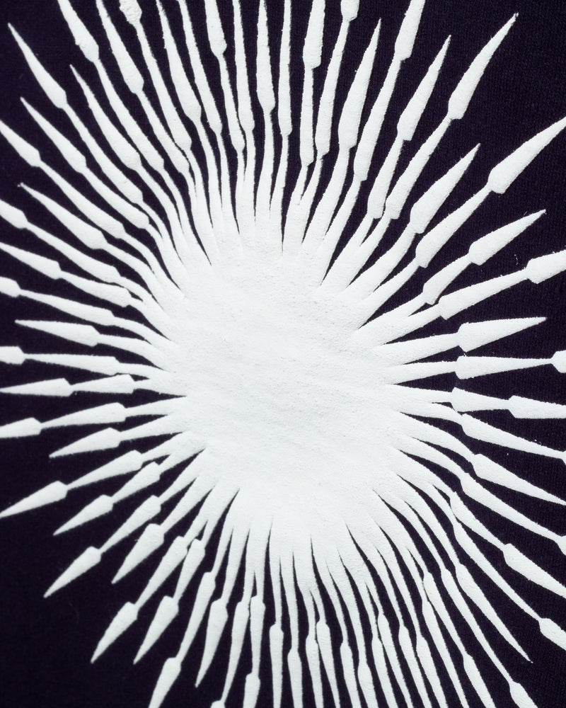 
                  
                    Load image into Gallery viewer, BLUE SUPERNOVA 3D PUFF HOODIE: WHITE LOGO.
                  
                