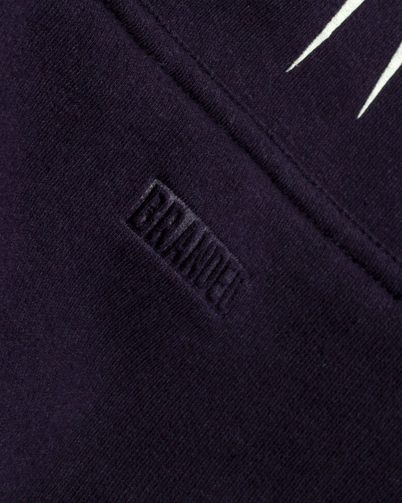 
                  
                    Load image into Gallery viewer, BLUE SUPERNOVA 3D PUFF HOODIE: WHITE LOGO.
                  
                