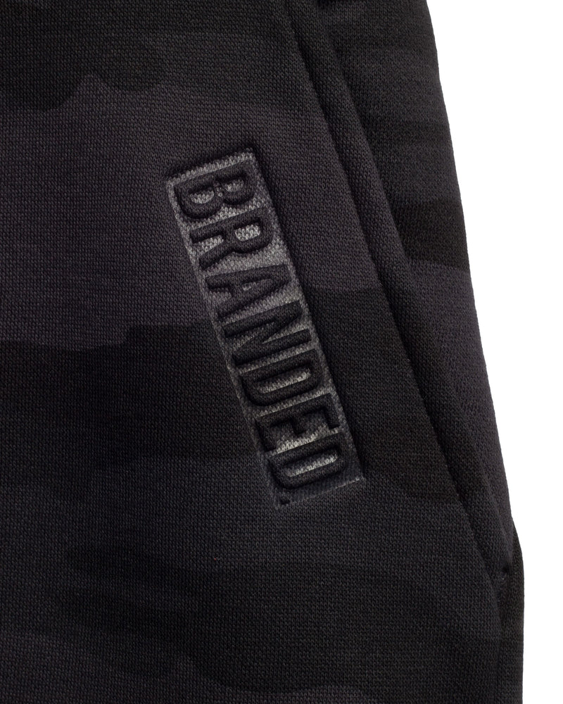 
                  
                    Load image into Gallery viewer, EVER BLACK. DEMBOSSED. CAMO HOODIE/JOGGER SET
                  
                