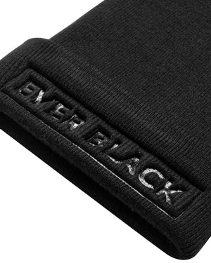 
                  
                    Load image into Gallery viewer, EVER BLACK. CUFF BEANIE.
                  
                