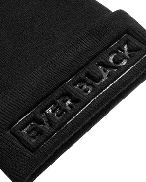 
                  
                    Load image into Gallery viewer, EVER BLACK. CUFF BEANIE.
                  
                