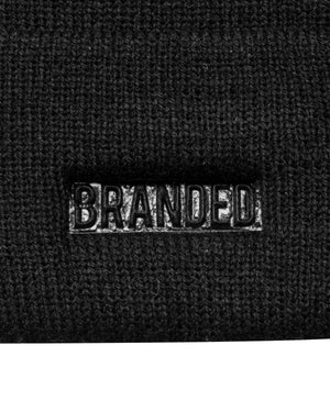 
                  
                    Load image into Gallery viewer, EVER BLACK. CUFF BEANIE.
                  
                