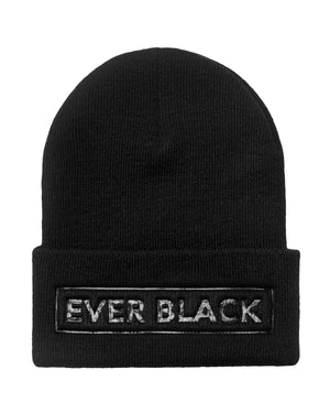 
                  
                    Load image into Gallery viewer, EVER BLACK. CUFF BEANIE.
                  
                
