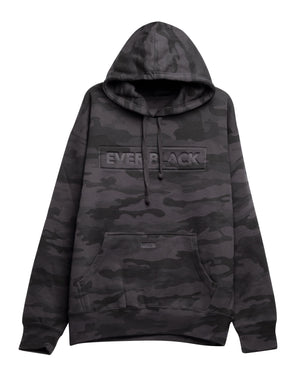 
                  
                    Load image into Gallery viewer, EVER BLACK. DEMBOSSED. CAMO HOODIE
                  
                