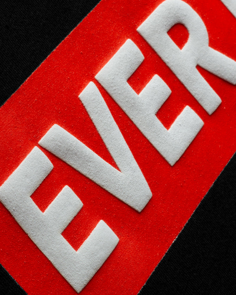 
                  
                    Load image into Gallery viewer, EVER DOPE. 3D PUFF PRINT T-SHIRT: BLACK.
                  
                