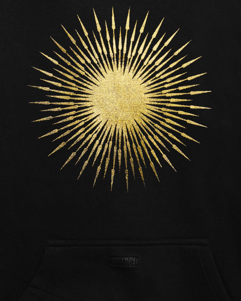 
                  
                    Load image into Gallery viewer, GOLD SUPERNOVA HOODIE: GOLD/BLACK
                  
                
