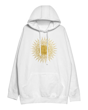 
                  
                    Load image into Gallery viewer, GOLD SUPERNOVA HOODIE: GOLD/WHITE
                  
                