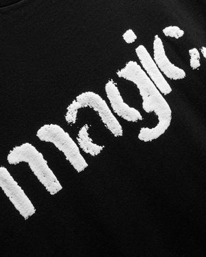 
                  
                    Load image into Gallery viewer, BLACK ONE WORD. T-SHIRT: MAGIC.
                  
                