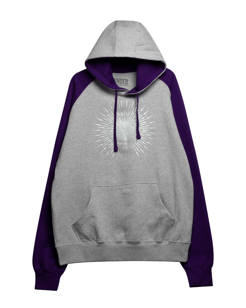 
                  
                    Load image into Gallery viewer, SILVER SUPERNOVA HOODIE: PURPLE/GRAY
                  
                