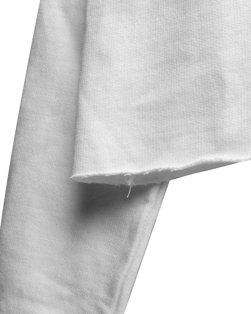
                  
                    Load image into Gallery viewer, BRANDED. CROPPED HOODIE: WHITE
                  
                