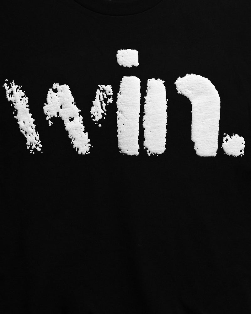 
                  
                    Load image into Gallery viewer, BLACK ONE WORD. T-SHIRT: WIN.
                  
                